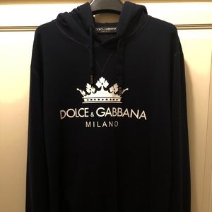 Dolce and Gabana logo hoodie